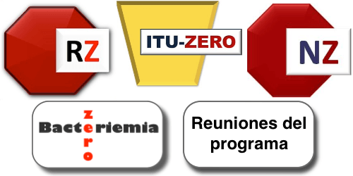 Logotipos tolerancia zero - bacteriemia zero, neumonia zero, resistencia zero