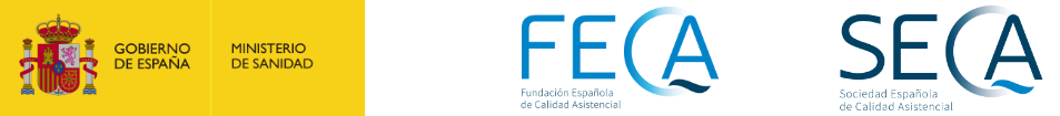 logotipos dia mundial seguridad del paciente: ministerio de sanidad, SECA, FECA