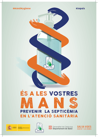 cartel está en tus manos prevenir la sepsis catalán
