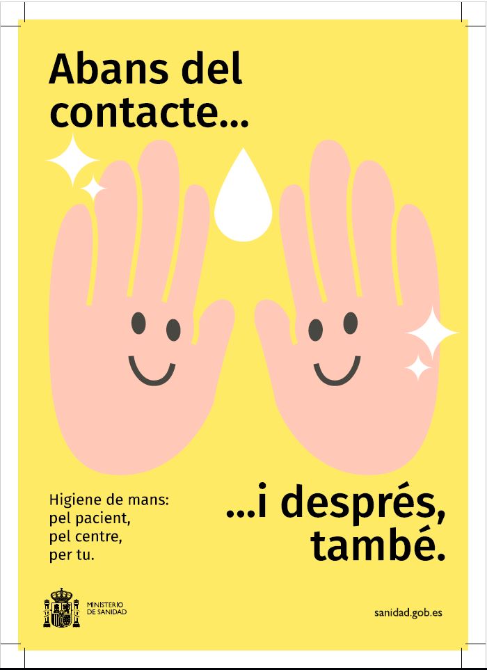 Cartel higiene de manos HM 01. Archivo PDF. Se abrir&aacute; en una ventana nueva