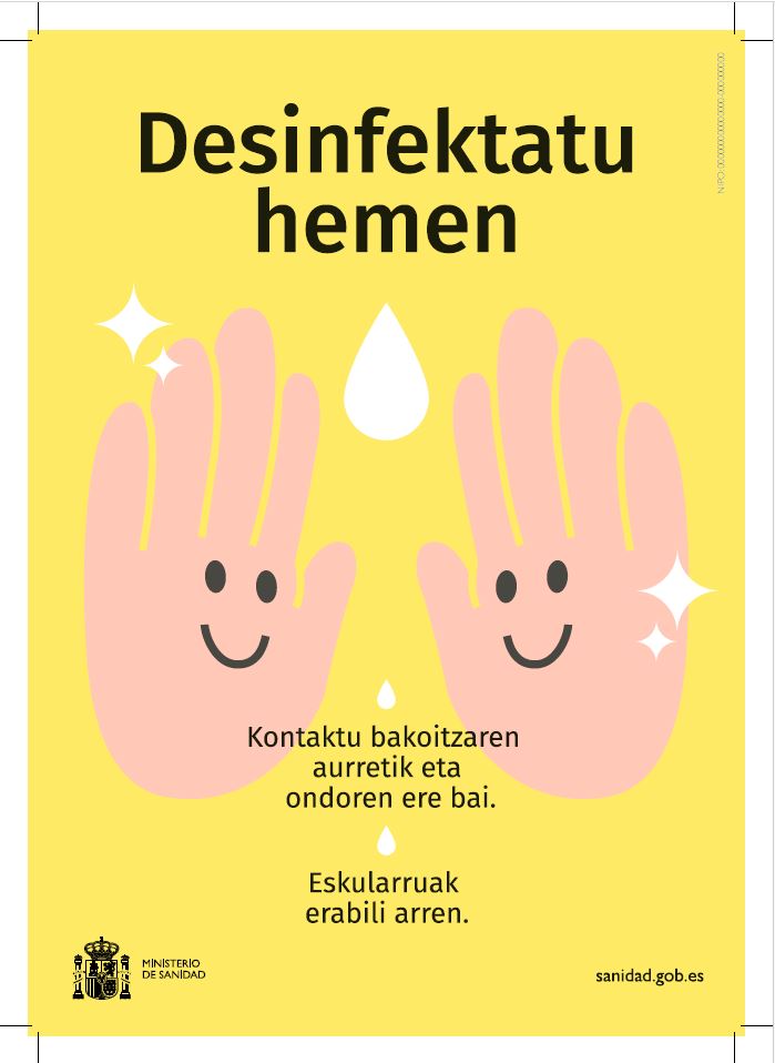 Cartel higiene de manos HM 01. Archivo PDF. Se abrir&aacute; en una ventana nueva