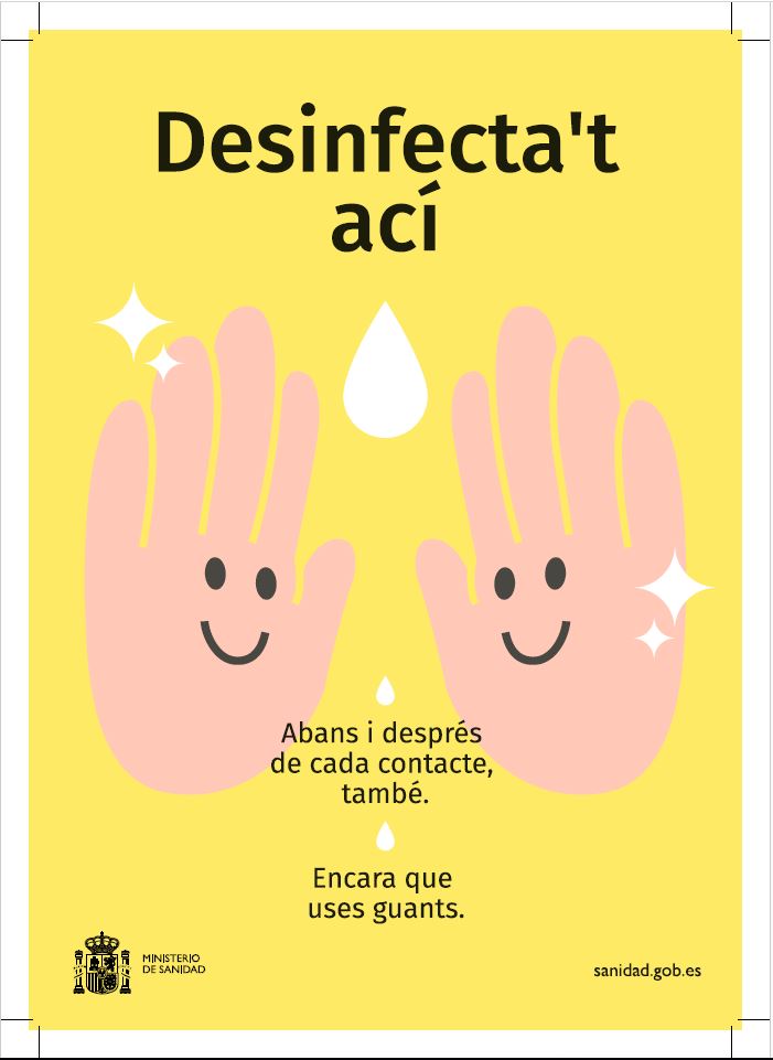 Cartel higiene de manos HM 01. Archivo PDF. Se abrir&aacute; en una ventana nueva